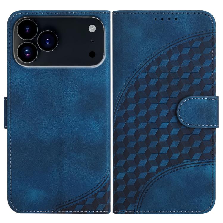 YX0060 Elephant Head Embossed Phone Leather Case with Lanyard, For iPhone 17e / 16e, For iPhone 17 Pro Max, For iPhone 17 Pro