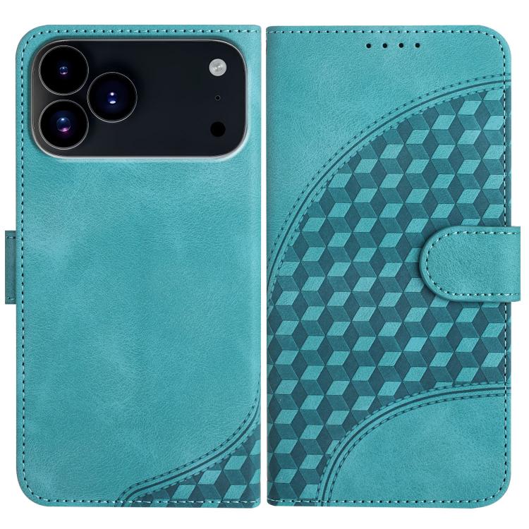 YX0060 Elephant Head Embossed Phone Leather Case with Lanyard, For iPhone 17e / 16e, For iPhone 17 Pro Max, For iPhone 17 Pro