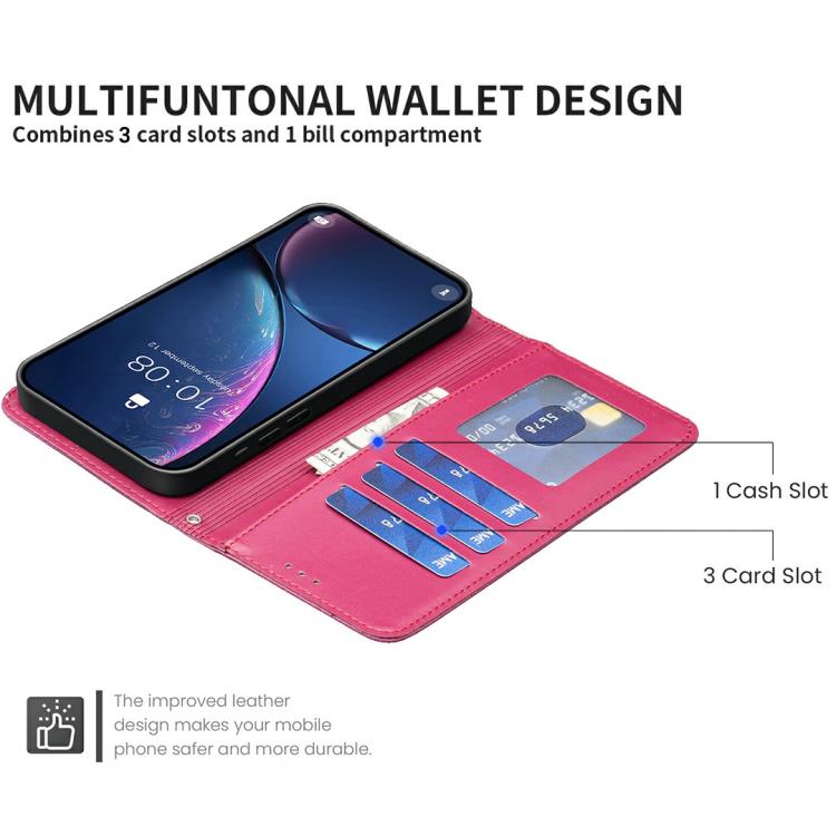Four-leaf Embossed Leather Phone Case, For iPhone 18 Pro/17 Pro, For iPhone 18 Pro Max/17 Pro Max, For iPhone 17, For iPhone 17 Air