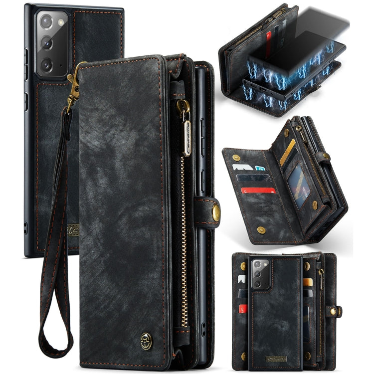 CaseMe-008 Detachable Multifunctional Horizontal Flip Leather Case with Card Slot & Holder & Zipper Wallet & Photo Frame, For Samsung Galaxy Note20, For Samsung Galaxy Note20 Ultra