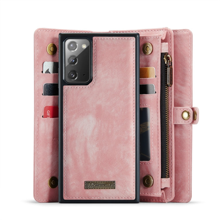 CaseMe-008 Detachable Multifunctional Horizontal Flip Leather Case with Card Slot & Holder & Zipper Wallet & Photo Frame, For Samsung Galaxy Note20, For Samsung Galaxy Note20 Ultra