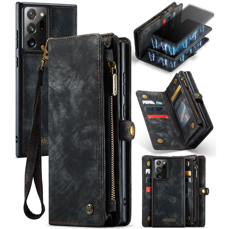 CaseMe-008 Detachable Multifunctional Horizontal Flip Leather Case with Card Slot & Holder & Zipper Wallet & Photo Frame, For Samsung Galaxy Note20, For Samsung Galaxy Note20 Ultra