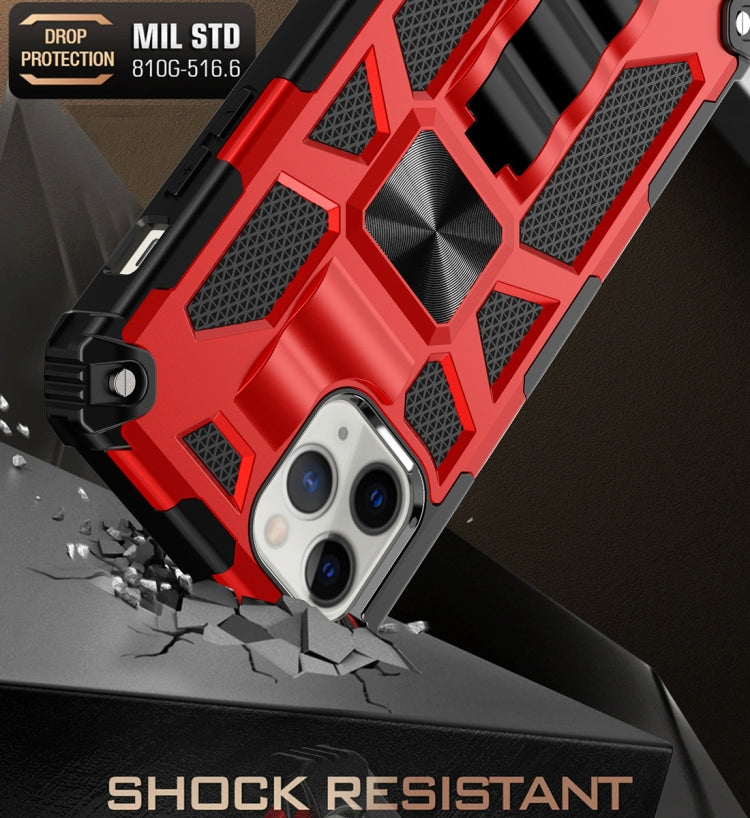 Armor Shockproof TPU + PC Magnetic Protective Case with Holder, For iPhone 12 / 12 Pro, For iPhone 12 Pro Max