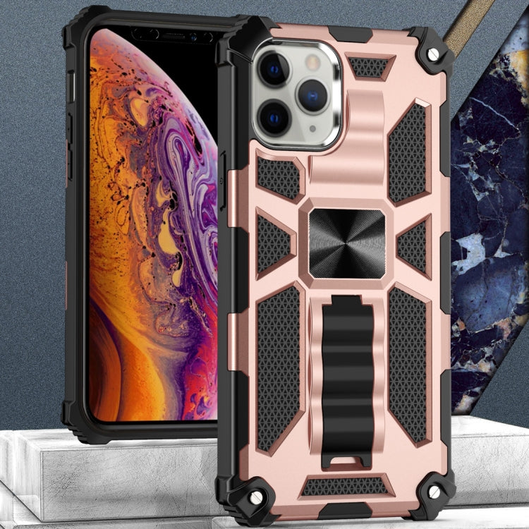 Armor Shockproof TPU + PC Magnetic Protective Case with Holder, For iPhone 12 / 12 Pro, For iPhone 12 Pro Max