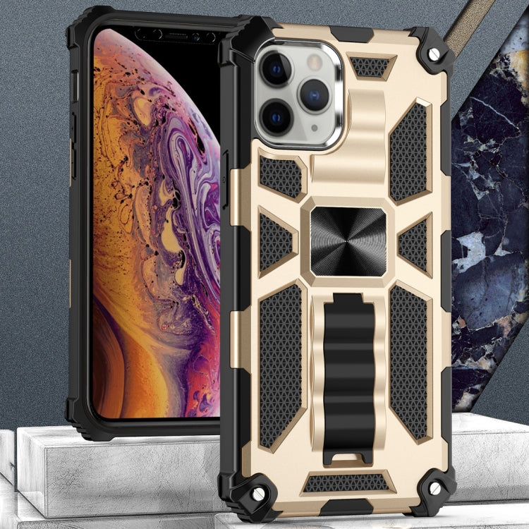 Armor Shockproof TPU + PC Magnetic Protective Case with Holder, For iPhone 12 / 12 Pro, For iPhone 12 Pro Max