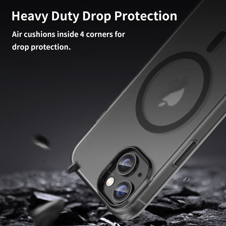 MagSafe Frosted Translucent TPU + PC Full Coverage Phone Case, For iPhone 13 Pro Max, For iPhone 13 Pro