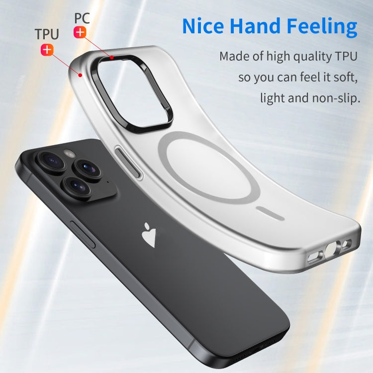 MagSafe Frosted Translucent TPU + PC Full Coverage Phone Case, For iPhone 14, For iPhone 14 Pro