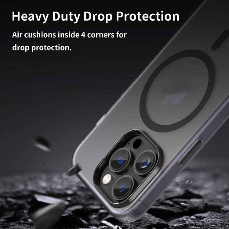 MagSafe Frosted Translucent TPU + PC Full Coverage Phone Case, For iPhone 14, For iPhone 14 Pro