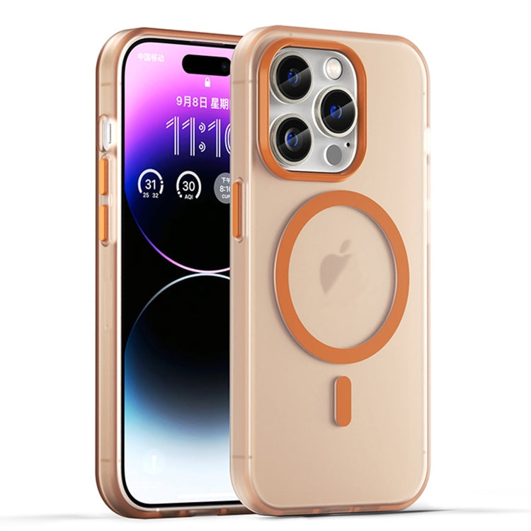 MagSafe Frosted Translucent TPU + PC Full Coverage Phone Case, For iPhone 14, For iPhone 14 Pro