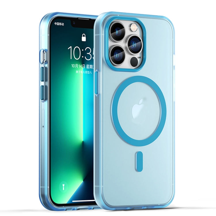 MagSafe Frosted Translucent TPU + PC Full Coverage Phone Case, For iPhone 12 Pro Max, For iPhone 12 Pro