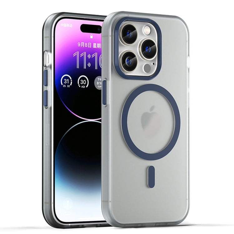 MagSafe Frosted Translucent TPU + PC Full Coverage Phone Case, For iPhone 15 Pro, For iPhone 15 Plus