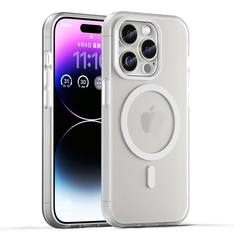 MagSafe Frosted Translucent TPU + PC Full Coverage Phone Case, For iPhone 16, For iPhone 15 Pro Max