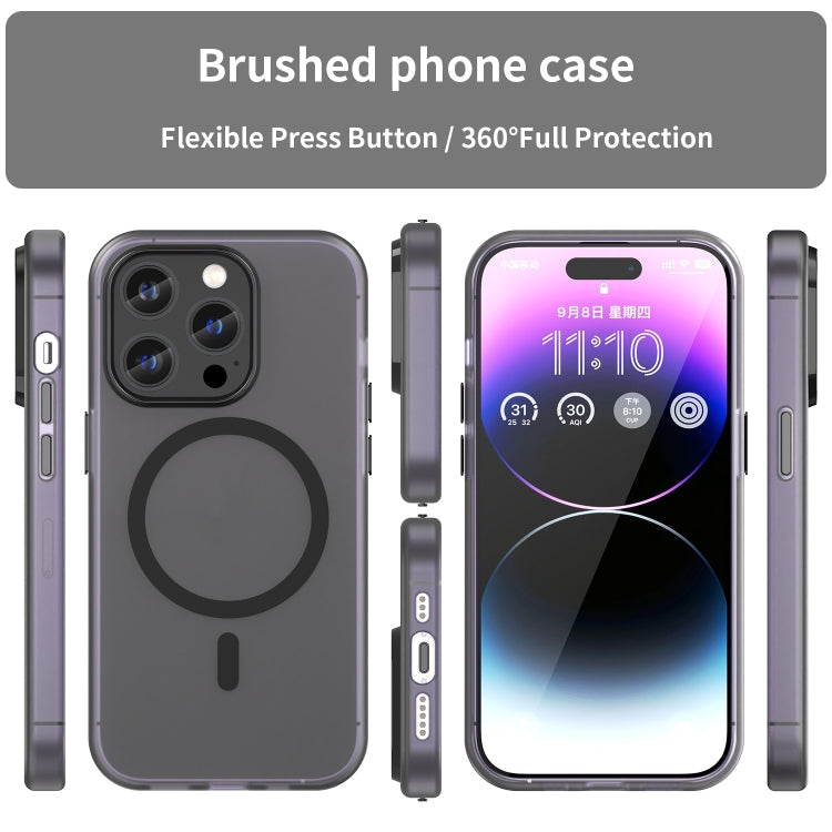 MagSafe Frosted Translucent TPU + PC Full Coverage Phone Case, For iPhone 13, For iPhone 12