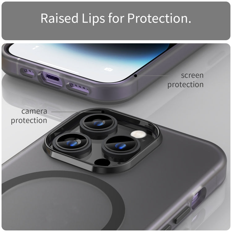 MagSafe Frosted Translucent TPU + PC Full Coverage Phone Case, For iPhone 13, For iPhone 12