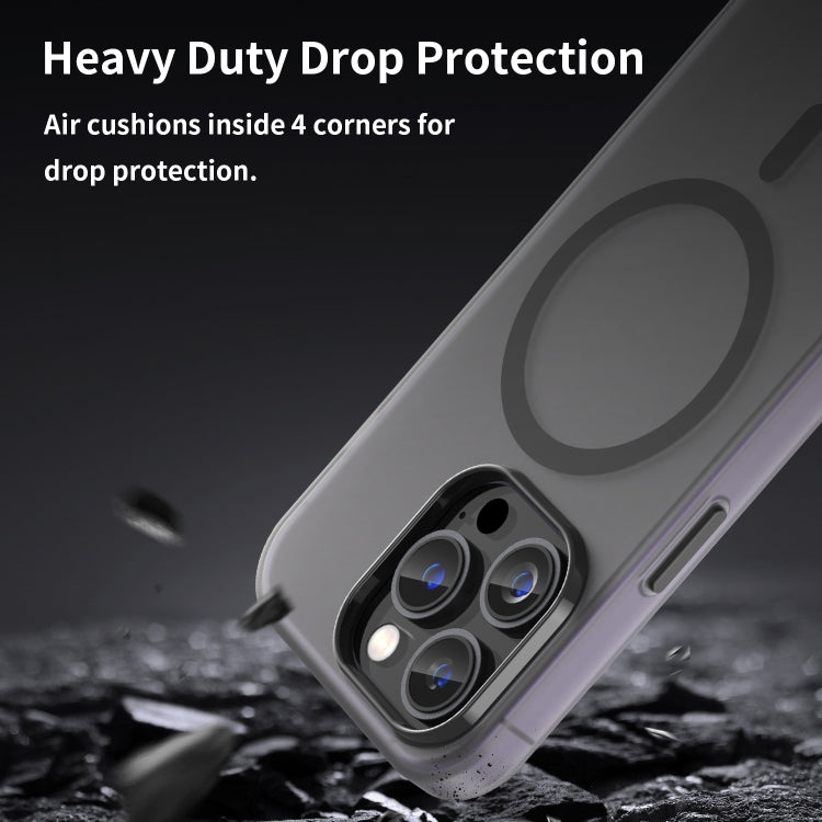 MagSafe Frosted Translucent TPU + PC Full Coverage Phone Case, For iPhone 13, For iPhone 12