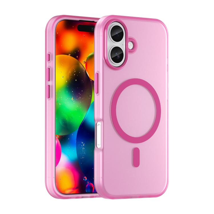 MagSafe Frosted Translucent TPU + PC Full Coverage Phone Case, For iPhone 16 Pro, For iPhone 16 Plus