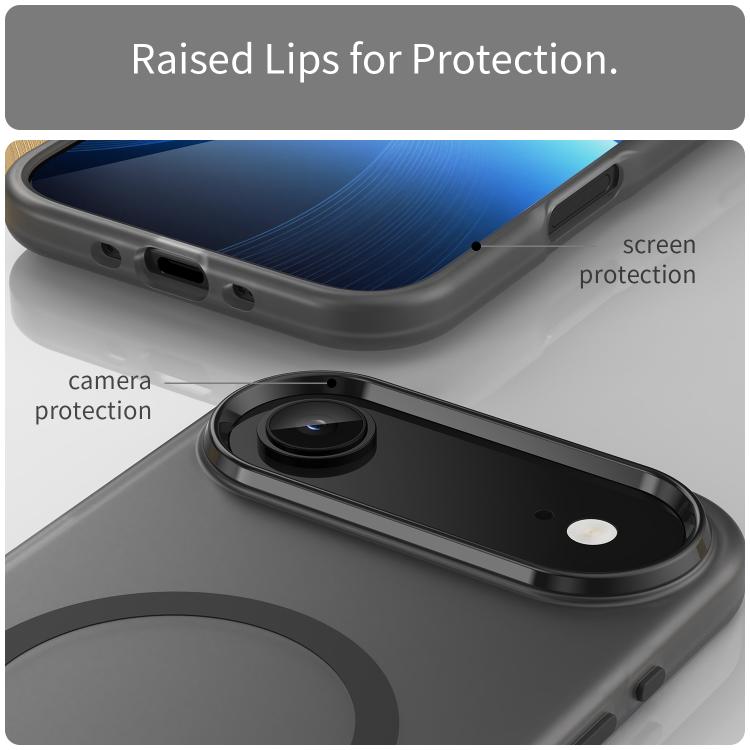 MagSafe Frosted Translucent TPU + PC Full Coverage Phone Case, For iPhone 16, For iPhone 15 Pro Max