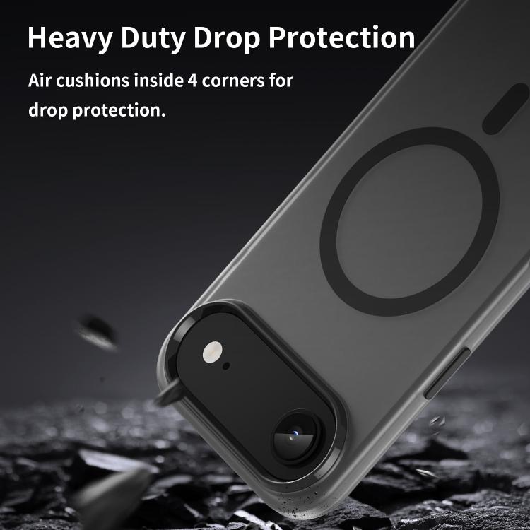 MagSafe Frosted Translucent TPU + PC Full Coverage Phone Case, For iPhone 16, For iPhone 15 Pro Max