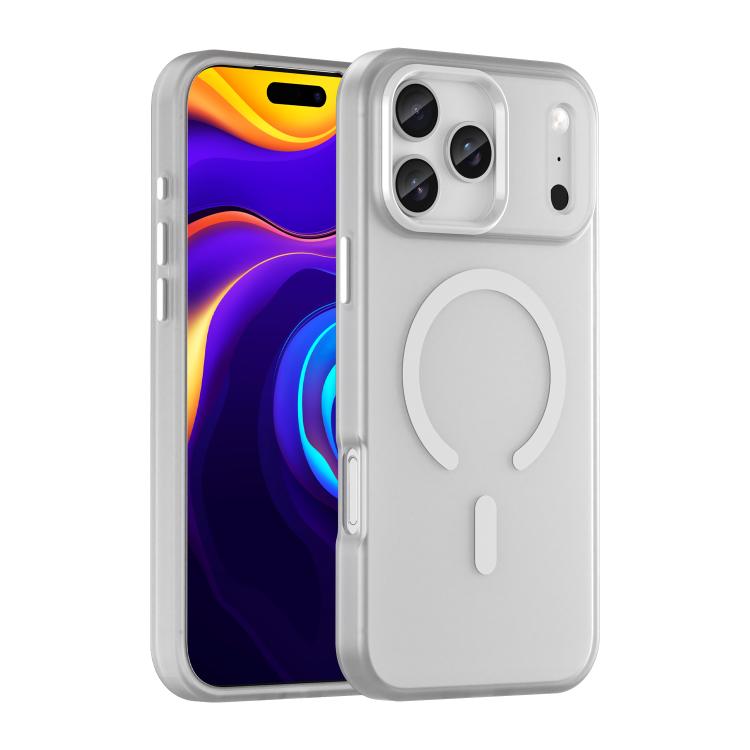 MagSafe Frosted Translucent TPU + PC Full Coverage Phone Case, For iPhone 16 Pro, For iPhone 16 Plus