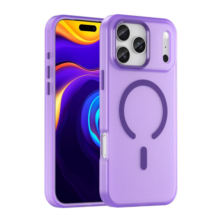 MagSafe Frosted Translucent TPU + PC Full Coverage Phone Case, For iPhone 16 Pro, For iPhone 16 Plus