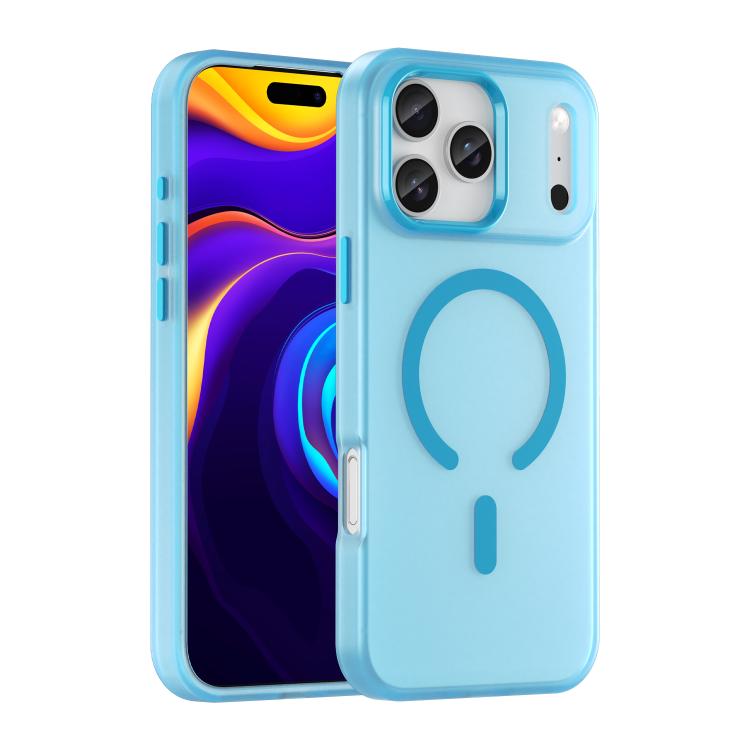 MagSafe Frosted Translucent TPU + PC Full Coverage Phone Case, For iPhone 16 Pro, For iPhone 16 Plus