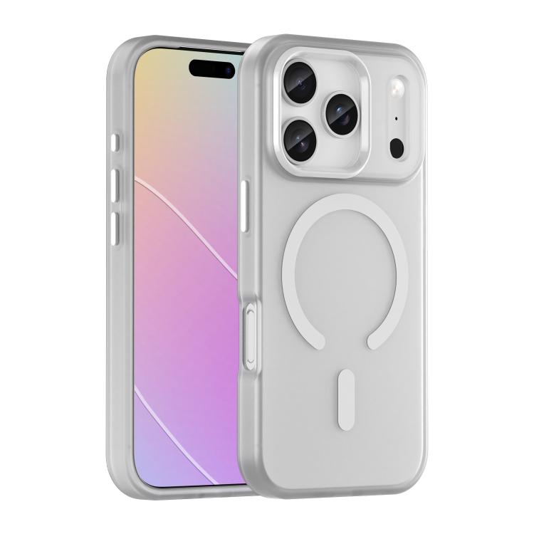 MagSafe Frosted Translucent TPU + PC Full Coverage Phone Case, For iPhone 16 Pro, For iPhone 16 Plus