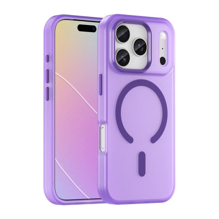 MagSafe Frosted Translucent TPU + PC Full Coverage Phone Case, For iPhone 17e / 16e, For iPhone 17 Pro Max, For iPhone 17 Pro