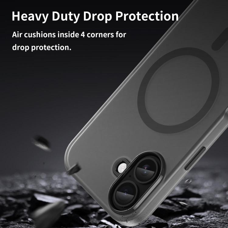 MagSafe Frosted Translucent TPU + PC Full Coverage Phone Case, For iPhone 17e / 16e, For iPhone 17 Pro Max, For iPhone 17 Pro