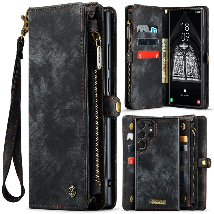 CaseMe 008 Detachable Multifunctional Leather Phone Case, For Samsung Galaxy S24 Ultra 5G, For Samsung Galaxy S24+ 5G, For Samsung Galaxy S24 5G