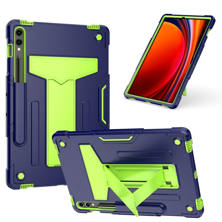 T Holder Robot Silicone Hybrid PC Tablet Case, For Samsung Galaxy Tab S9 FE+ / S9+, For Samsung Galaxy Tab S9 FE / S9, For Samsung Galaxy Tab A9+, For Samsung Galaxy Tab A9