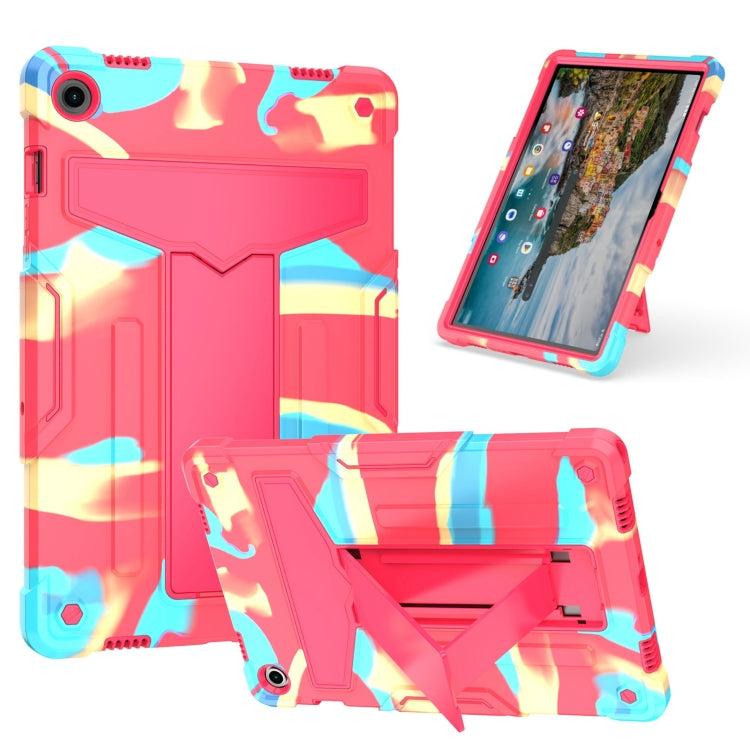 T Holder Robot Silicone Hybrid PC Tablet Case, For Samsung Galaxy Tab S9 FE+ / S9+, For Samsung Galaxy Tab S9 FE / S9, For Samsung Galaxy Tab A9+, For Samsung Galaxy Tab A9