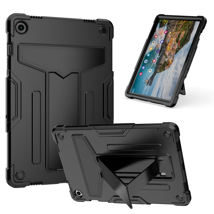 T Holder Robot Silicone Hybrid PC Tablet Case, For Samsung Galaxy Tab S9 FE+ / S9+, For Samsung Galaxy Tab S9 FE / S9, For Samsung Galaxy Tab A9+, For Samsung Galaxy Tab A9