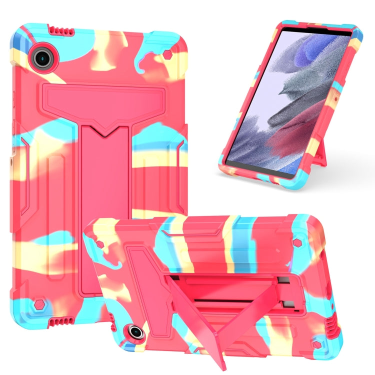 T Holder Robot Silicone Hybrid PC Tablet Case, For Samsung Galaxy Tab S9 FE+ / S9+, For Samsung Galaxy Tab S9 FE / S9, For Samsung Galaxy Tab A9+, For Samsung Galaxy Tab A9