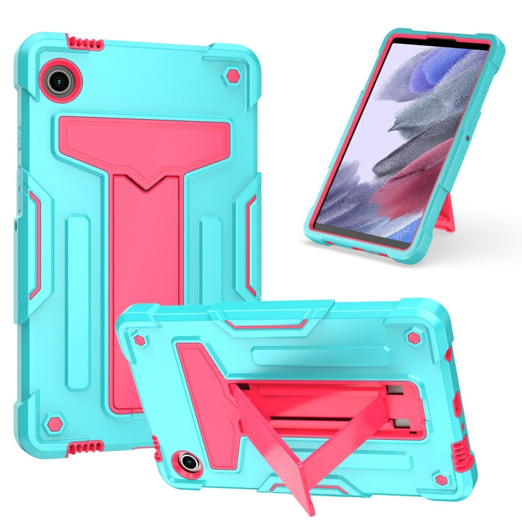 T Holder Robot Silicone Hybrid PC Tablet Case, For Samsung Galaxy Tab S9 FE+ / S9+, For Samsung Galaxy Tab S9 FE / S9, For Samsung Galaxy Tab A9+, For Samsung Galaxy Tab A9