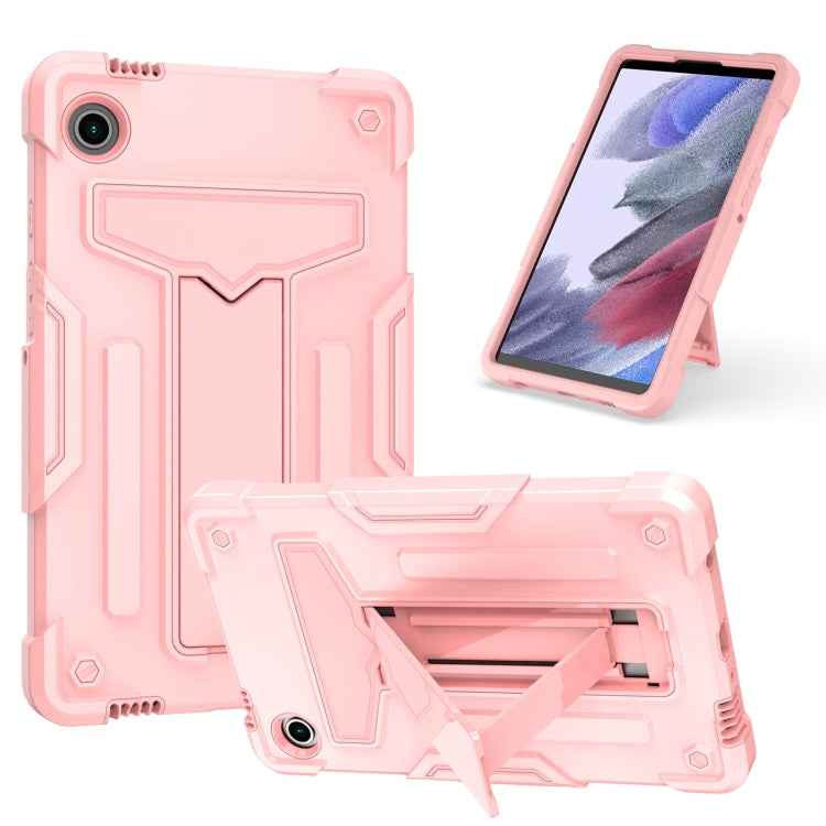 T Holder Robot Silicone Hybrid PC Tablet Case, For Samsung Galaxy Tab S9 FE+ / S9+, For Samsung Galaxy Tab S9 FE / S9, For Samsung Galaxy Tab A9+, For Samsung Galaxy Tab A9