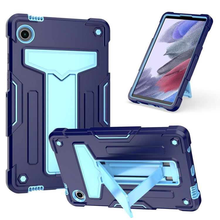 T Holder Robot Silicone Hybrid PC Tablet Case, For Samsung Galaxy Tab S9 FE+ / S9+, For Samsung Galaxy Tab S9 FE / S9, For Samsung Galaxy Tab A9+, For Samsung Galaxy Tab A9