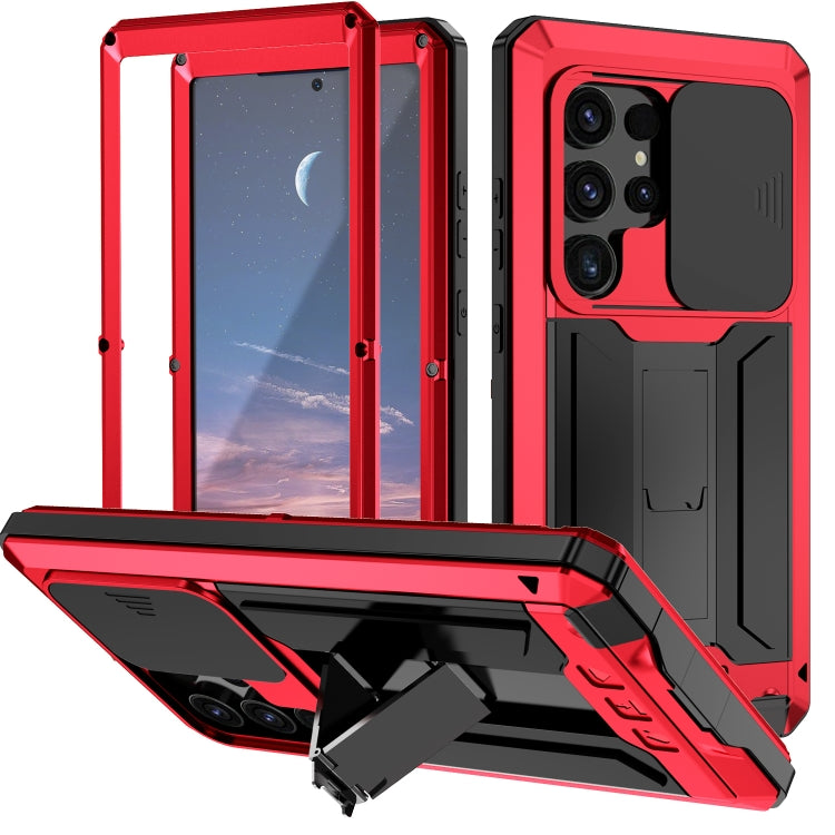 R-JUST Sliding Camera Life Waterproof Holder Phone Case, For Samsung Galaxy S25 Ultra 5G, For Samsung Galaxy S24 Ultra 5G, For Samsung Galaxy S24+ 5G, For Samsung Galaxy S24 5G