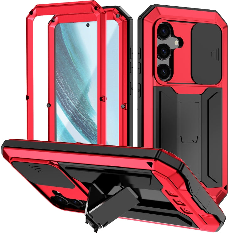 R-JUST Sliding Camera Life Waterproof Holder Phone Case, For Samsung Galaxy S25 Ultra 5G, For Samsung Galaxy S24 Ultra 5G, For Samsung Galaxy S24+ 5G, For Samsung Galaxy S24 5G