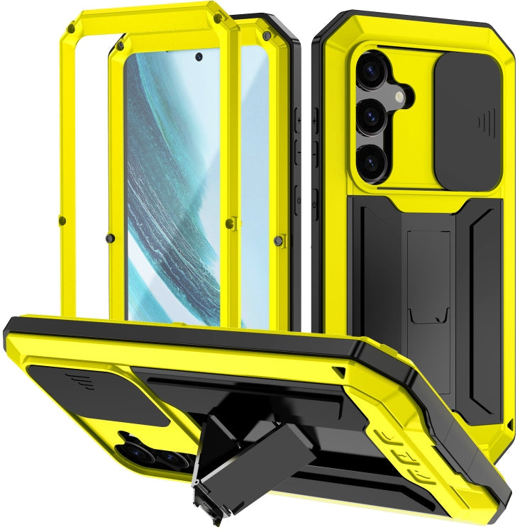 R-JUST Sliding Camera Life Waterproof Holder Phone Case, For Samsung Galaxy S25 Ultra 5G, For Samsung Galaxy S24 Ultra 5G, For Samsung Galaxy S24+ 5G, For Samsung Galaxy S24 5G