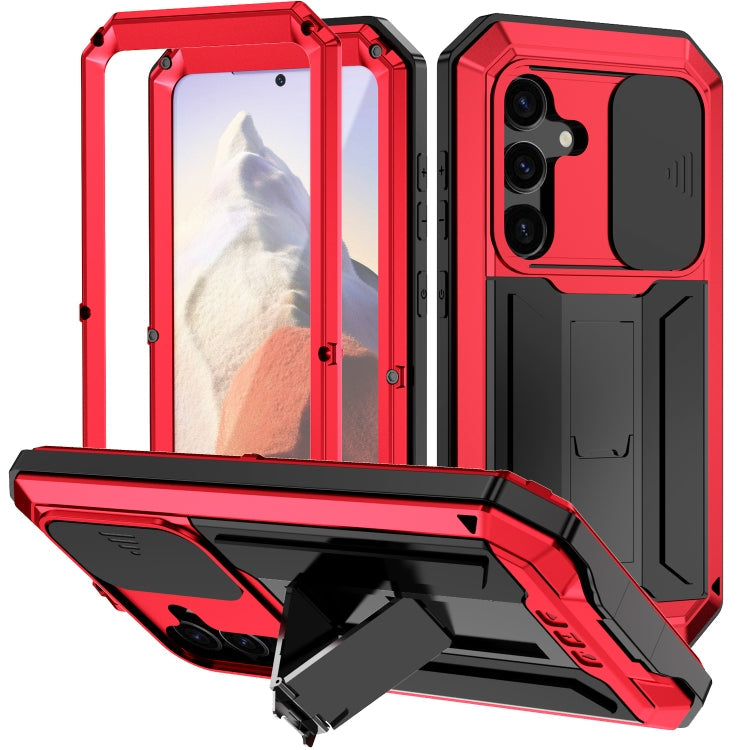 R-JUST Sliding Camera Life Waterproof Holder Phone Case, For Samsung Galaxy S25 Ultra 5G, For Samsung Galaxy S24 Ultra 5G, For Samsung Galaxy S24+ 5G, For Samsung Galaxy S24 5G