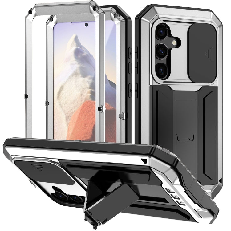 R-JUST Sliding Camera Life Waterproof Holder Phone Case, For Samsung Galaxy S25 Ultra 5G, For Samsung Galaxy S24 Ultra 5G, For Samsung Galaxy S24+ 5G, For Samsung Galaxy S24 5G