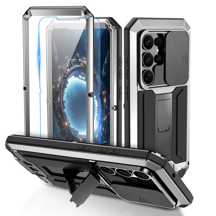 R-JUST Sliding Camera Life Waterproof Holder Phone Case, For Samsung Galaxy S26+ 5G, For Samsung Galaxy S26 Ultra 5G, For Samsung Galaxy S26 5G, For Samsung Galaxy S25 Edge 5G, For Samsung Galaxy S25 5G, For Samsung Galaxy S25+ 5G
