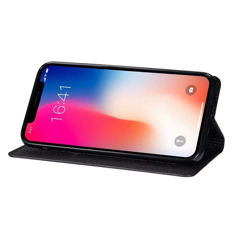 Ultrathin Glitter Magnetic Horizontal Flip Leather Case with Holder & Card Slots, For iPhone XR
