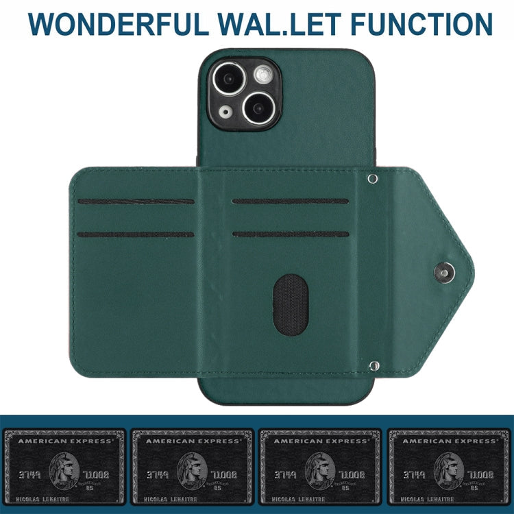 Rhombic Texture Card Bag RFID Phone Case with Long Lanyard, For iPhone 13 mini, For iPhone 12, For iPhone 12 Pro Max, For iPhone 12 Pro