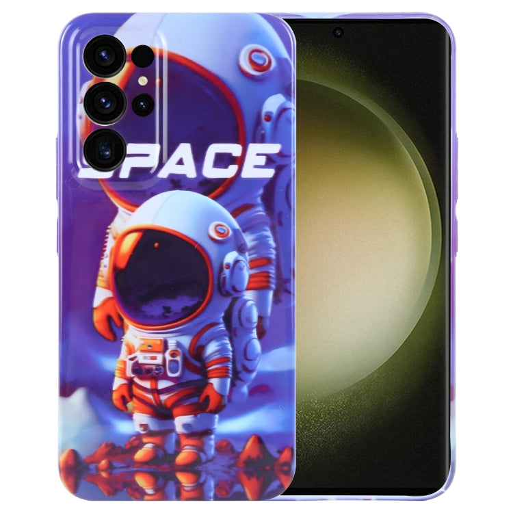 Painted Pattern Precise Hole PC Phone Case, For Samsung Galaxy S23 Ultra 5G