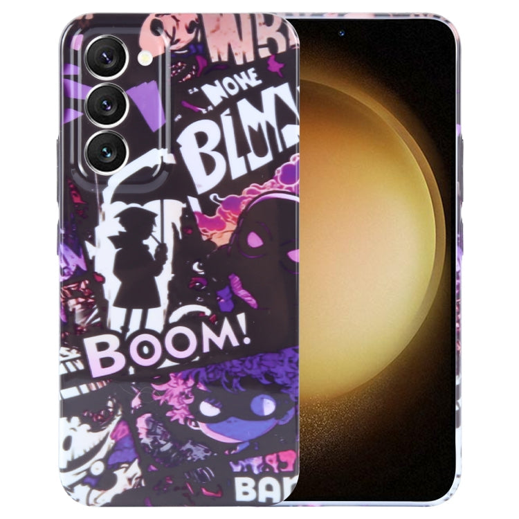 Painted Pattern Precise Hole PC Phone Case, For Samsung Galaxy S23+ 5G