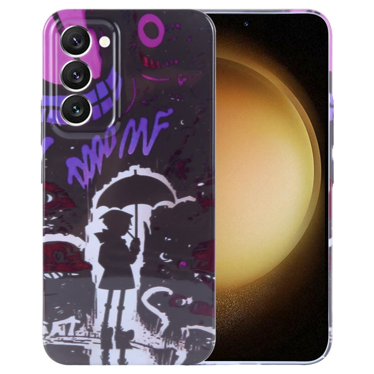 Painted Pattern Precise Hole PC Phone Case, For Samsung Galaxy S23+ 5G