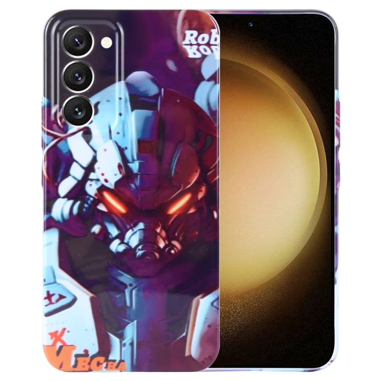 Painted Pattern Precise Hole PC Phone Case, For Samsung Galaxy S23+ 5G