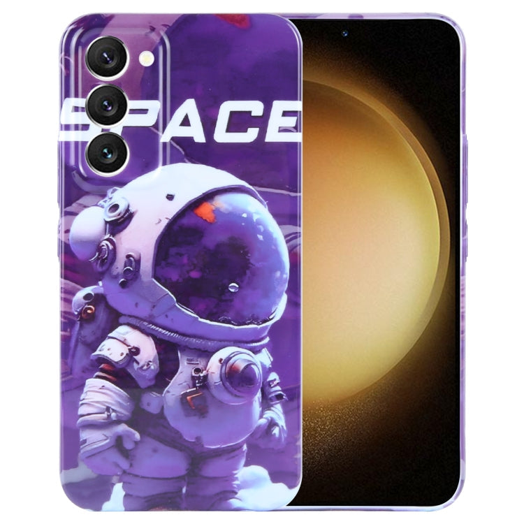Painted Pattern Precise Hole PC Phone Case, For Samsung Galaxy S23+ 5G