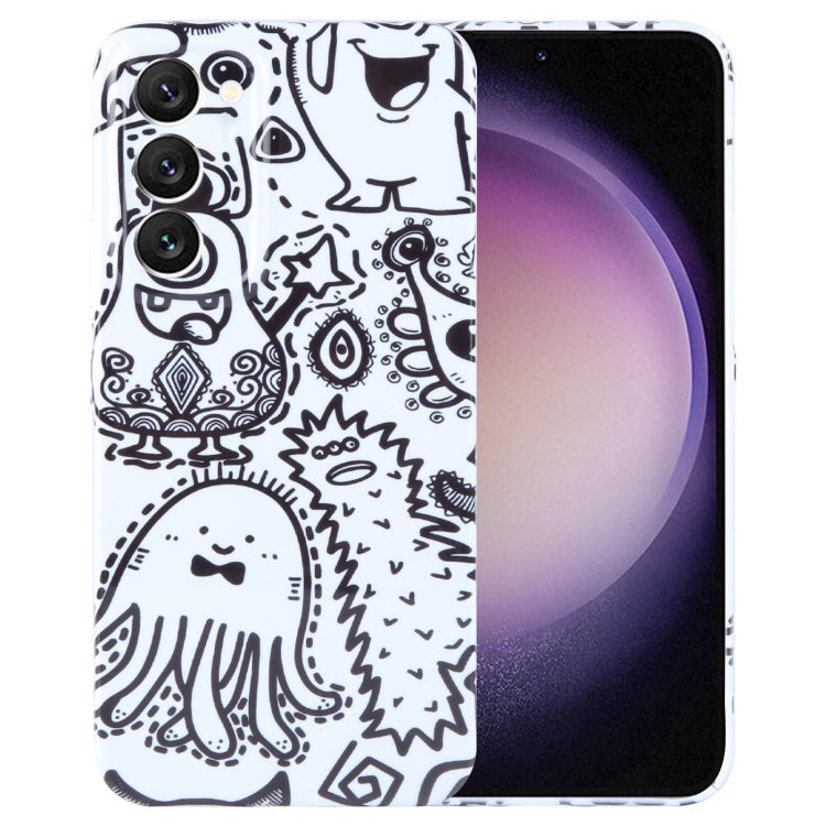 Painted Pattern Precise Hole PC Phone Case, For Samsung Galaxy S23 5G
